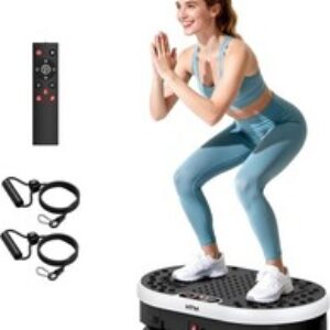 Vibration Plate Exercise Machine 120 Speed Levels Full Body Workout Weight Loss