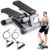 Sunny Health & Fitness Mini Stepper for Exercise at Home, Stair Step Workout Machine with Resistance
